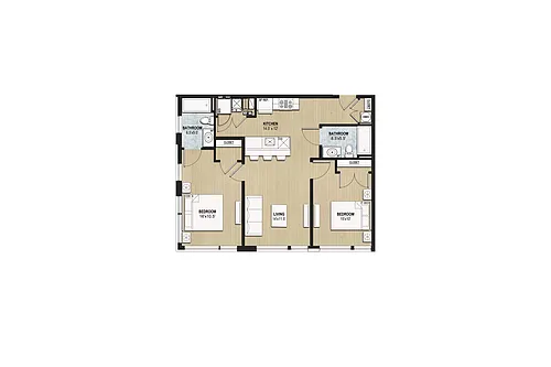 Floor plan 204-604