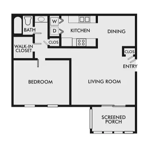 Floor plan The Adair