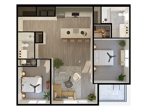 Floor plan B3