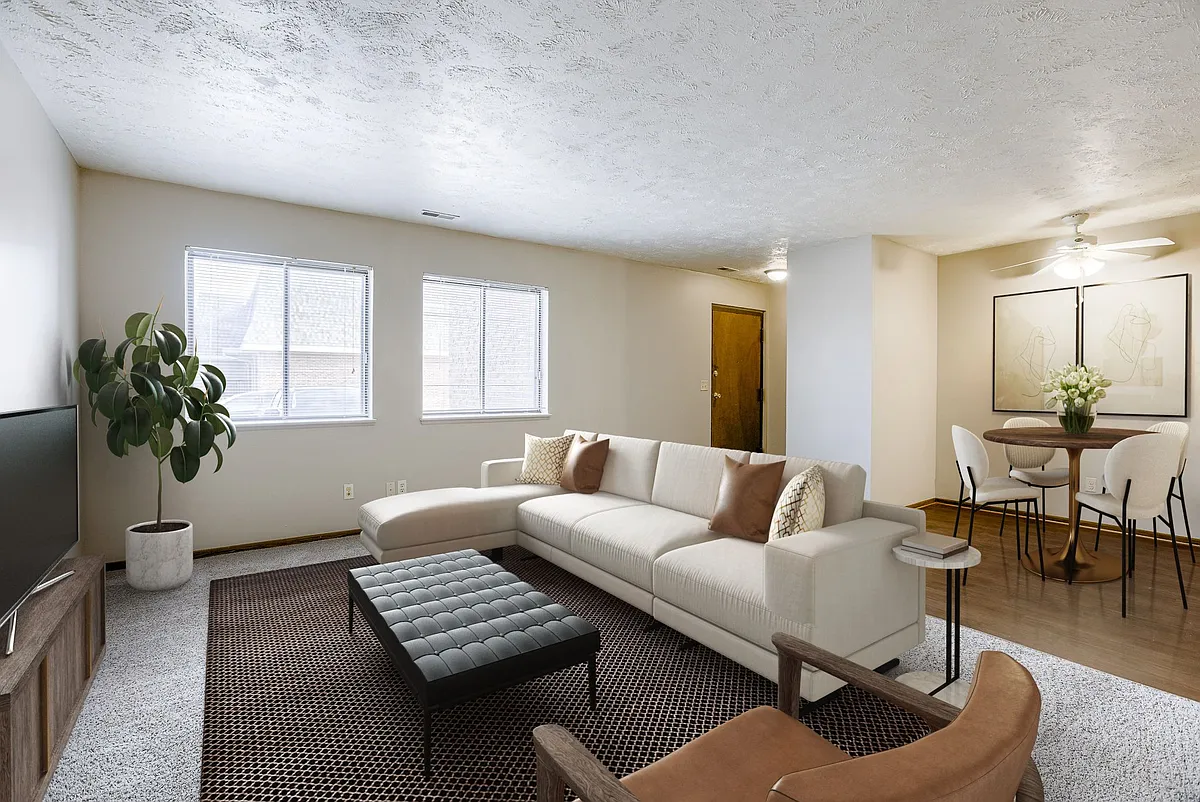 Omaha, NE Stony Brook Apartments | 11A | Living - Stony Brook