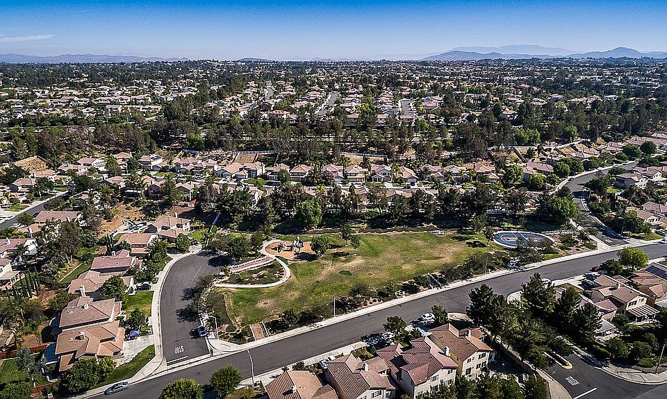 Arial view of open space.