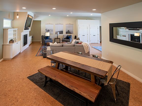 Dining and living room