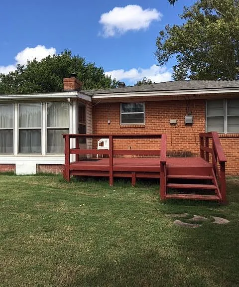 Wood deck