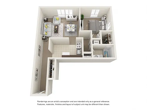 Floor plan 1 Bedroom