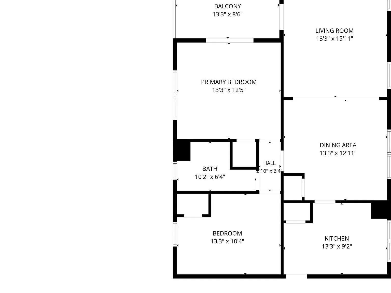 2 bed, 1.0 bath, 994 sqft, $1,125 — Photo 2