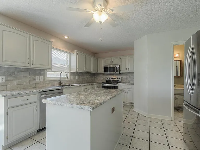 All-new stainless steel appliances.