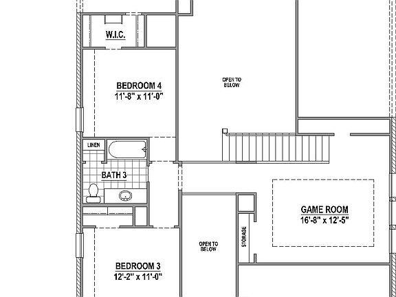 Plan 1525 2nd Floor