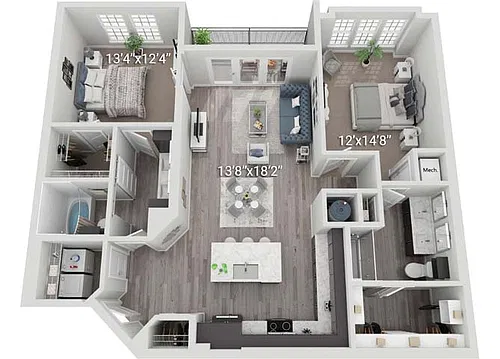 Floor plan Blazer