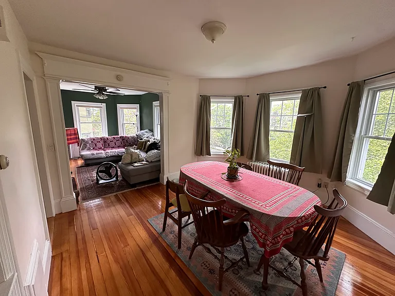 Open concept dining room and living space