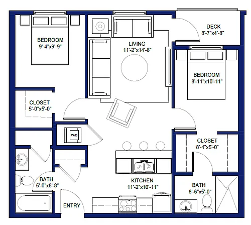 Floor plan B-204