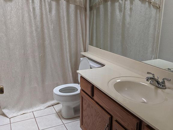 Sizable second bathroom.