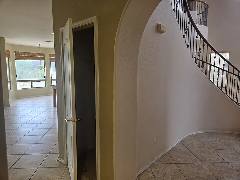 Walk-in closet downstairs