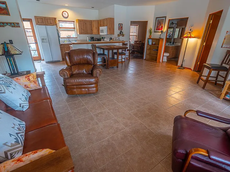 looking towards kitchen from living area