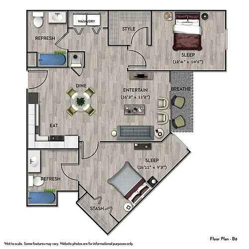 Floor plan B6