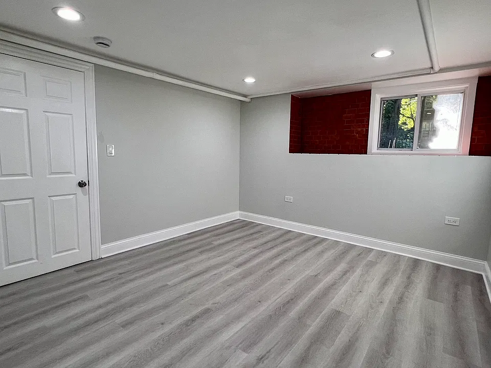 Bedroom 1 - fits king size bed, light in closet, and room for dresser