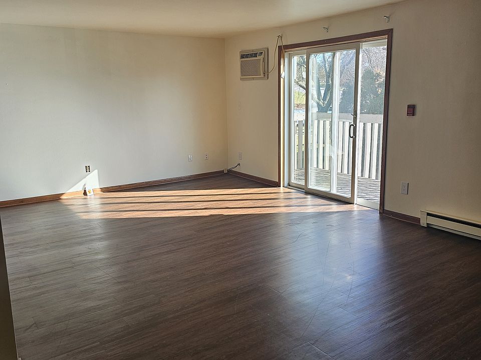 Large living room with patio doors.