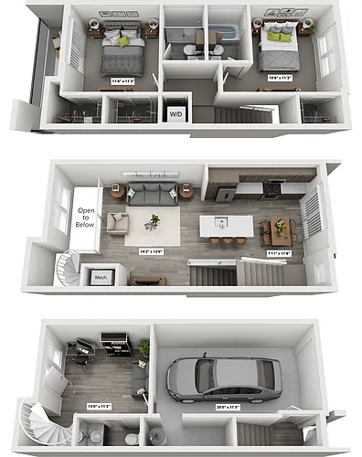 Floor plan B3A