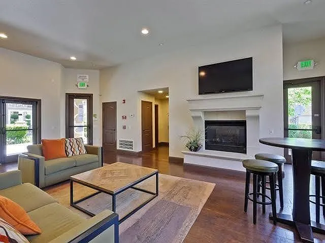 community room attached to gym