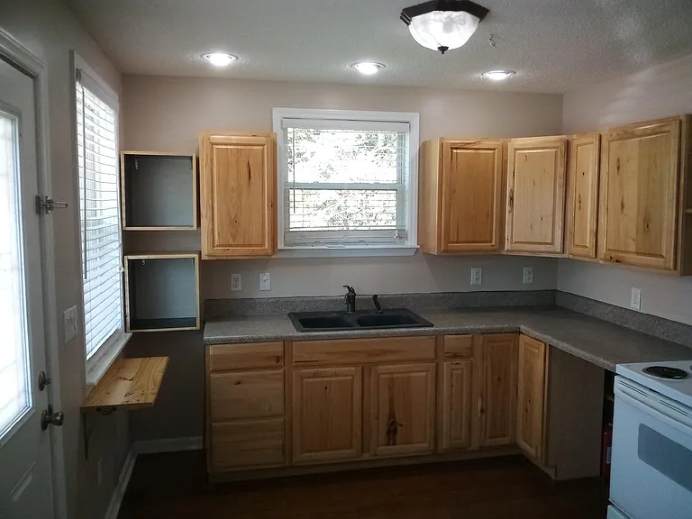 Kitchen view from breakfast nook