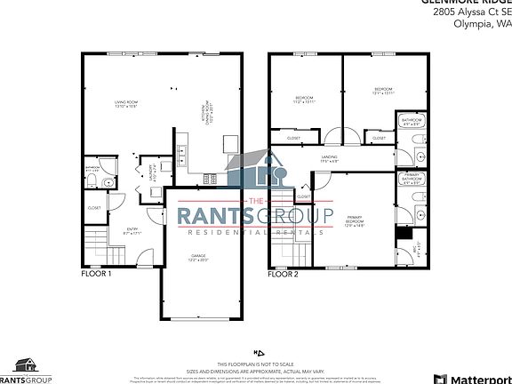 Matterport generated schematic floorplan.