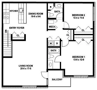 Floor plan The Maple