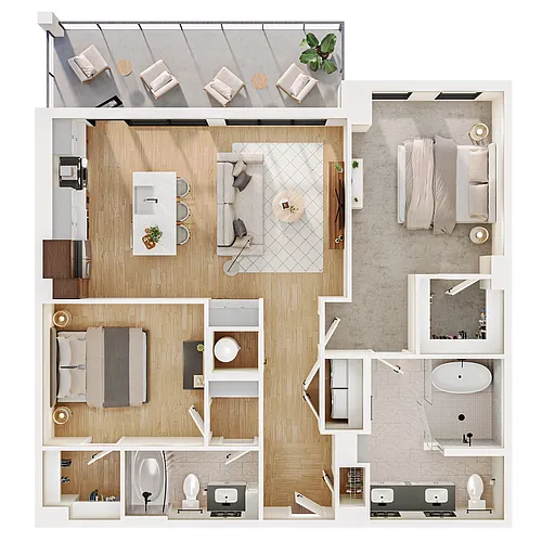 Floor plan B4 Upgraded
