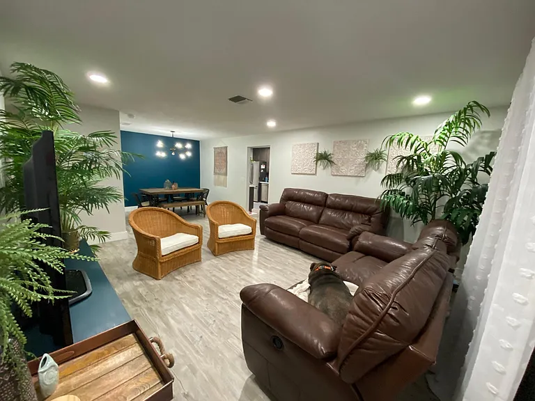 Living Room and Dining Room