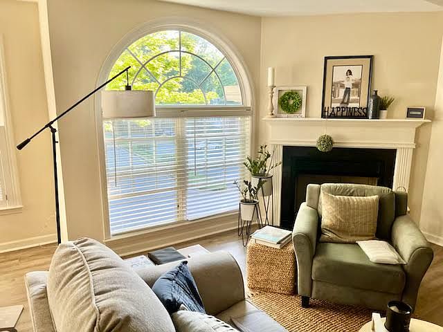 Living Room with Fireplace