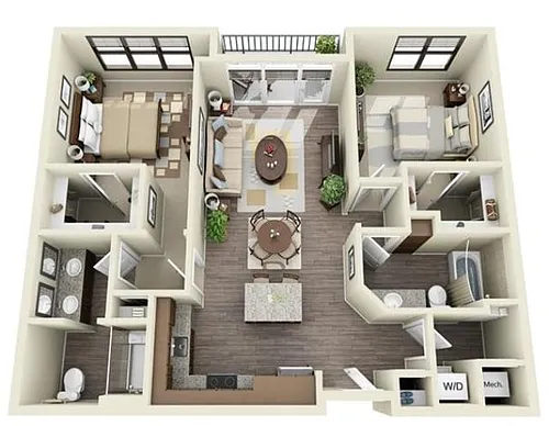 Floor plan Hawthorne