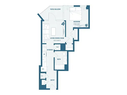 Floor plan Colette B3