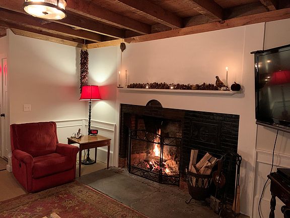 Antique working fireplace