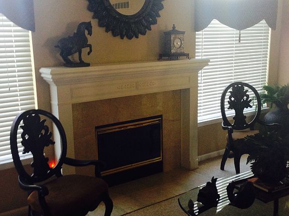 Great room with fireplace