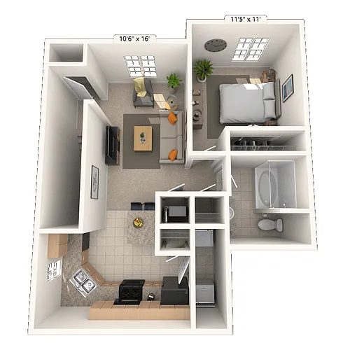 Floor plan 11C