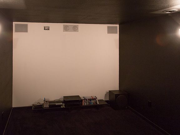 Theater from pocket door