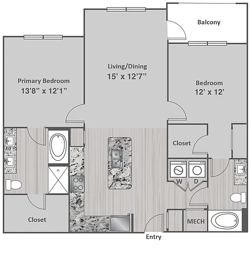 Floor plan B1-2