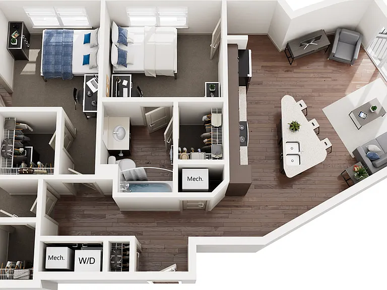 3B Patio Floor Plan (only building 2) 3B Patio Floor Plan (only building 2)