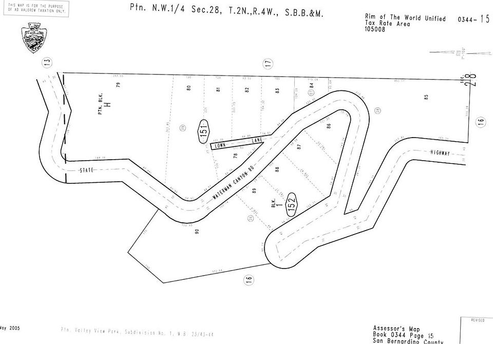1st image of 1255 Waterman Canyon Rd Lot 85