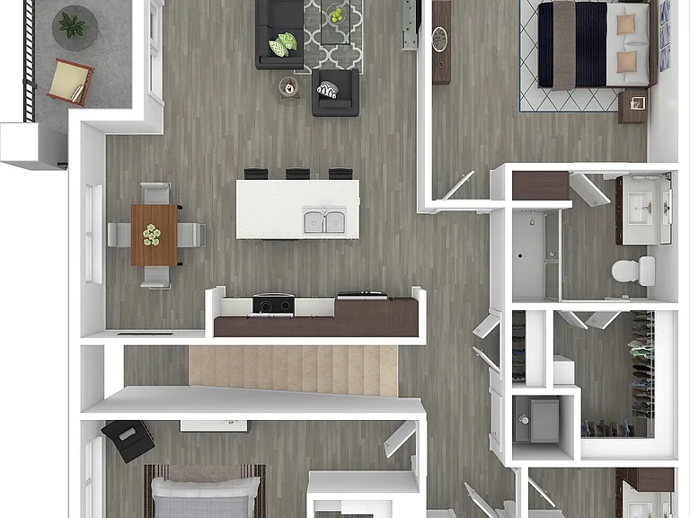 B4 3D Floor Plan B4 3D Floor Plan