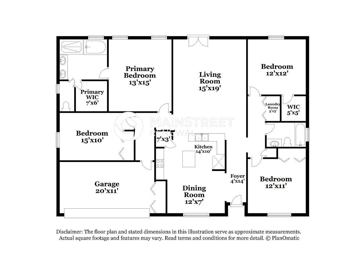 Floor Plan - 12133 Versailles St