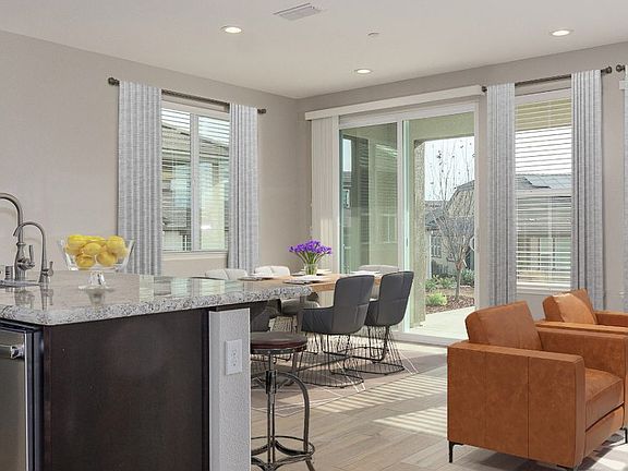Virtually Rendered Great Room Kitchen