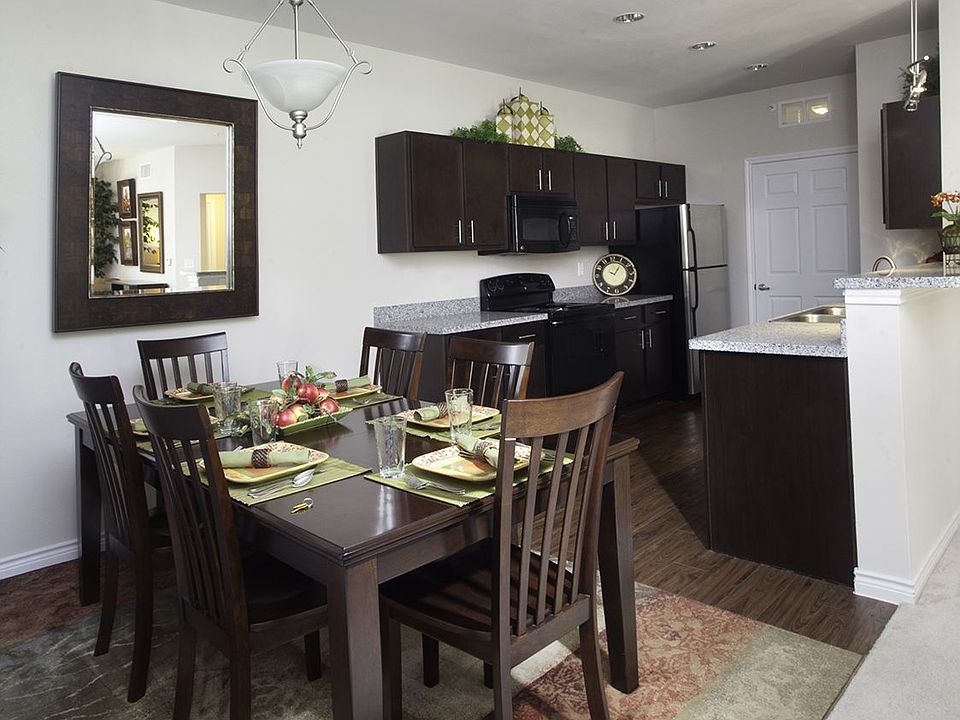 Model Dining Room and Kitchen