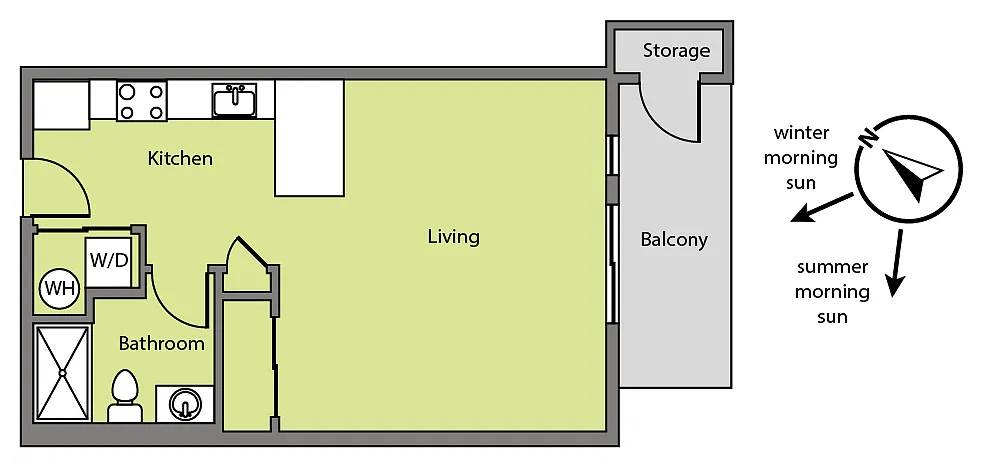 Floor plan 317 Top Floor Chile Line