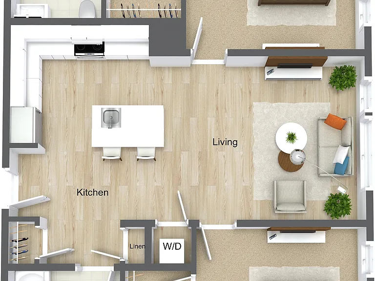 2 Bedroom 2 Bathroom 2 Bedroom 2 Bathroom