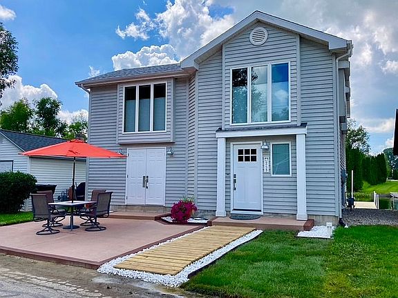 Boathouse on channel 