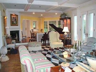  The Living Room has beautiful French doors that lead to a spacious terrace an