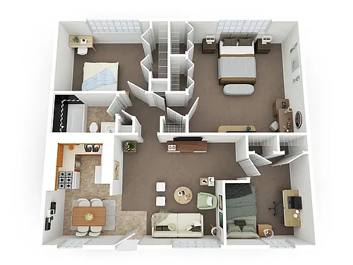 Floor plan 3B-P