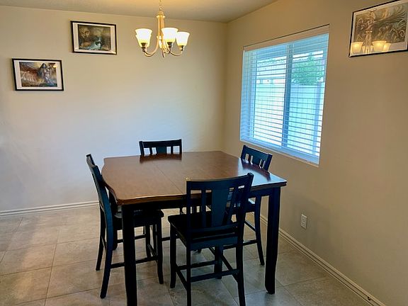 Spacious dining area