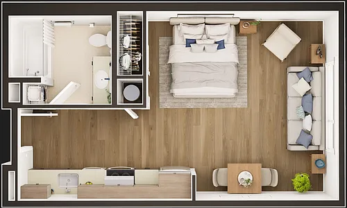 Floor plan Studio