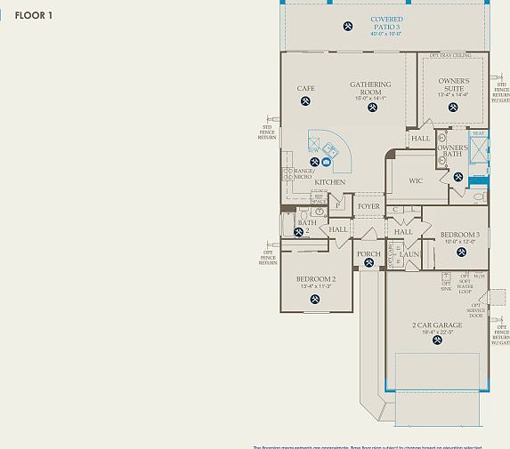 Senita Floor Plan, Quick Move-in Home, Floor 1