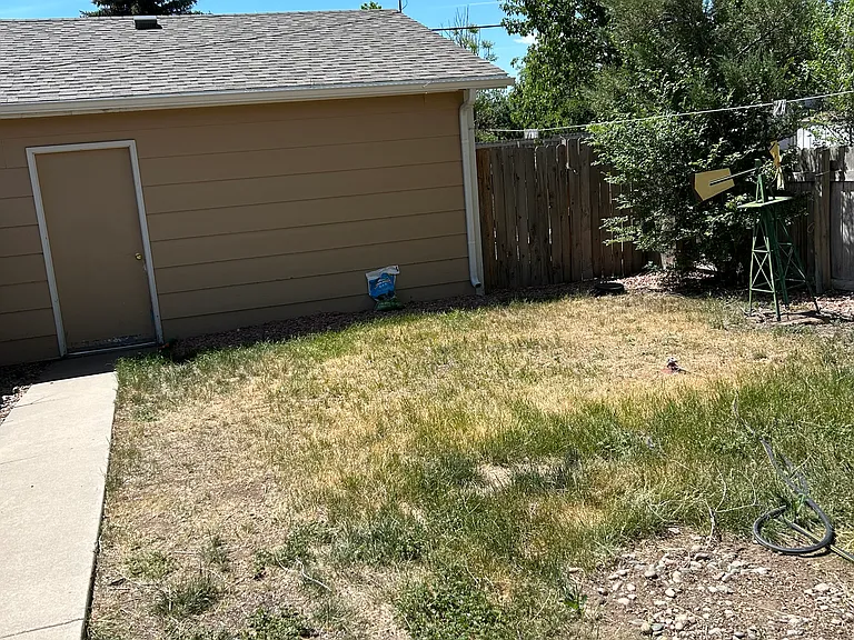 Backyard/ garage